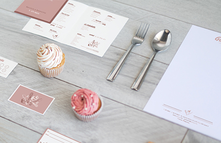 Glacée - Brand stationery