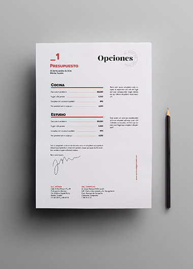 Opciones by Javier Mir - Form