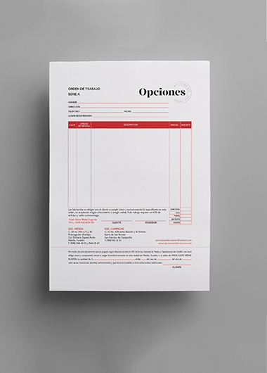 Opciones by Javier Mir - Form